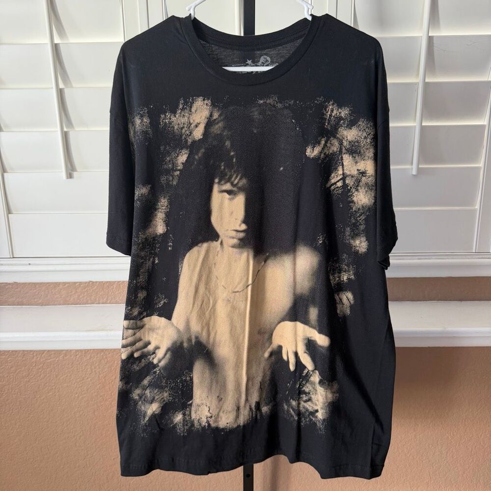 Jim Morrison The Doors Y2K AOP Shirt Sz XL Classic Rock Iconic 70s Psychedelic